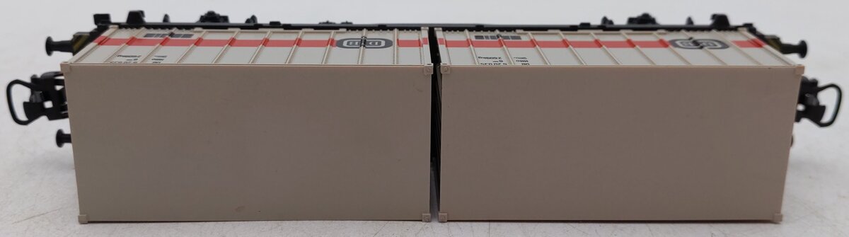 Marklin 4664 HO Scale Flatcar w/ 2 Containers EX/Box