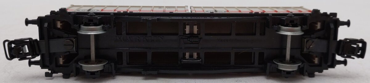 Marklin 4664 HO Scale Flatcar w/ 2 Containers EX/Box