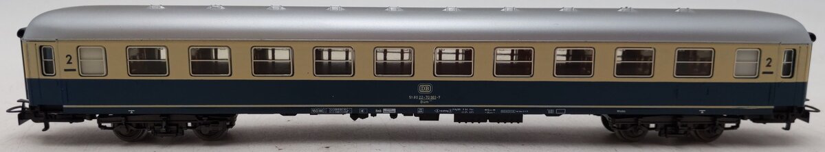 Marklin 4092 HO Deutsche Bahn 2nd Class Express Passenger Car EX/Box