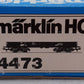 Marklin 4473 HO Scale German Federal Railway Low Side Flatcar EX/Box