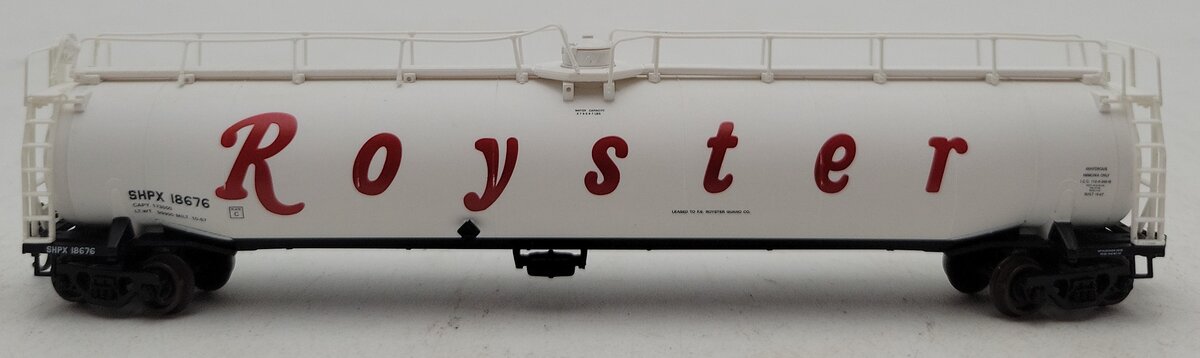 Atlas 37063 N Scale Royster 33K Gallon Tank Car #18676 LN/Box