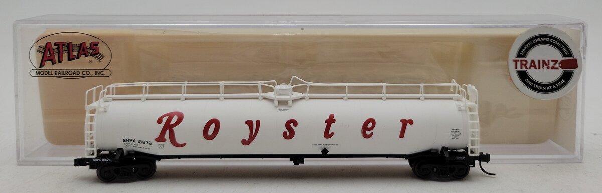 Atlas 37063 N Scale Royster 33K Gallon Tank Car #18676 LN/Box
