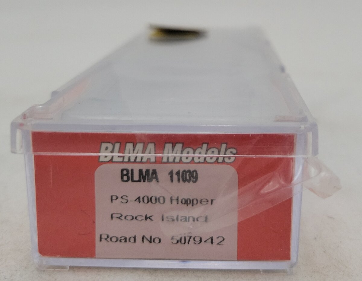 BLMA Models 11039 N PS-4000 Covered Hopper, RI/Rock #507942 LN/Box