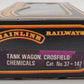 Main Line 37-147 OO Scale Crosfield Chemicals Tank Car #49 EX/Box