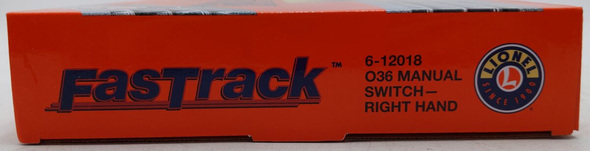 Lionel 6-12018 O-36 Right Hand Manual FasTrack Switch Turnout LN/Box