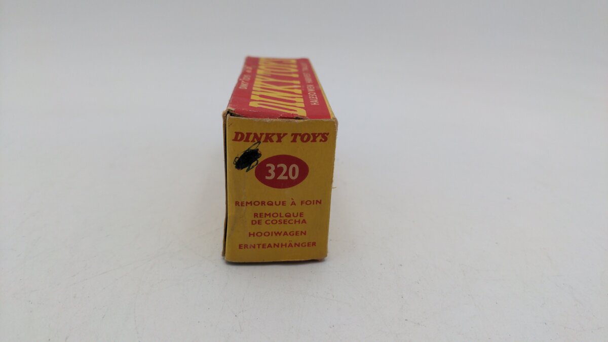 Dinky 320 Die Cast Tan / Red Halesowen Harvest Farm Trailer Set EX/Box