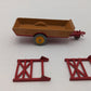 Dinky 320 Die Cast Tan / Red Halesowen Harvest Farm Trailer Set EX/Box