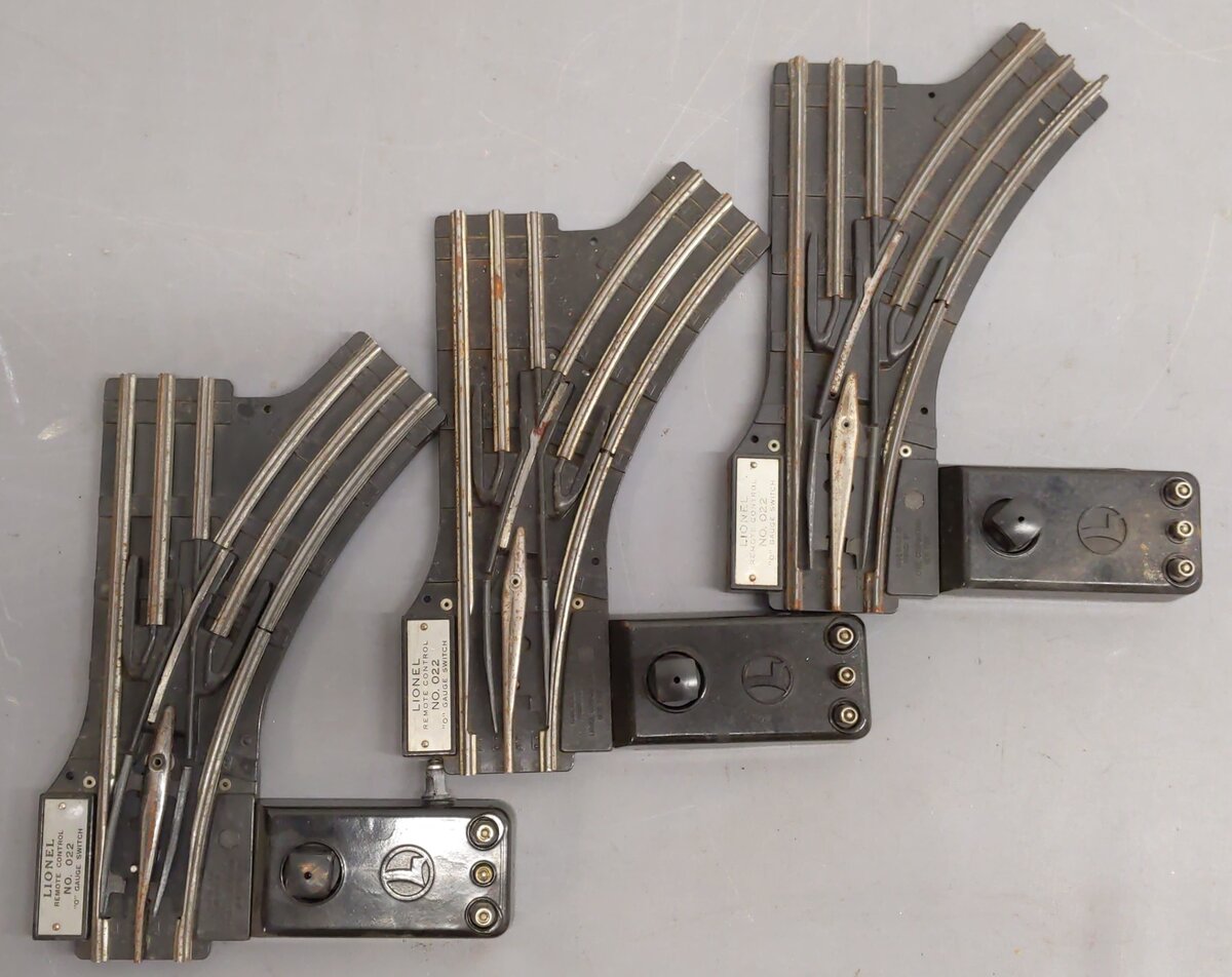 Lionel O22 Vintage O Left-Hand & Right-Hand Electric Remote Switches [6]