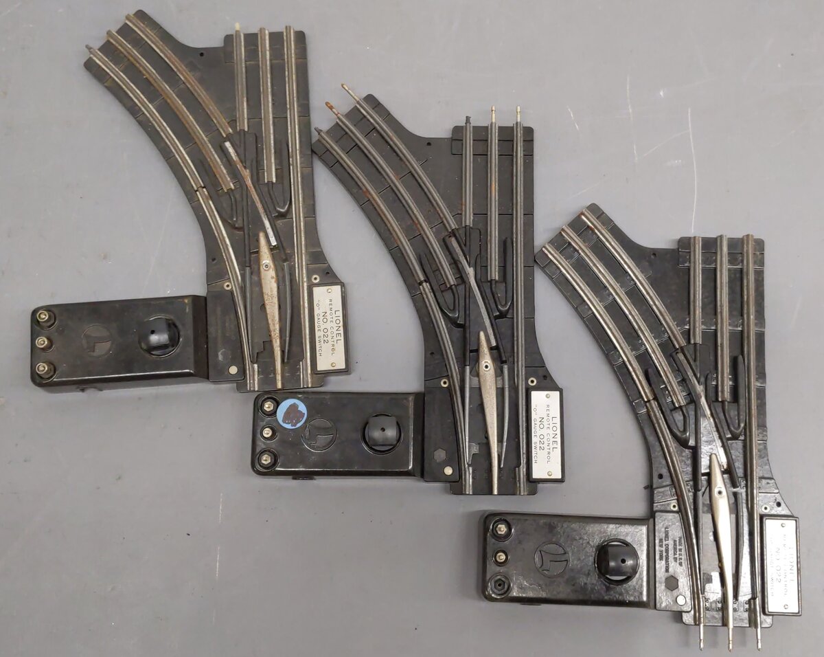Lionel O22 Vintage O Left-Hand & Right-Hand Electric Remote Switches [6]