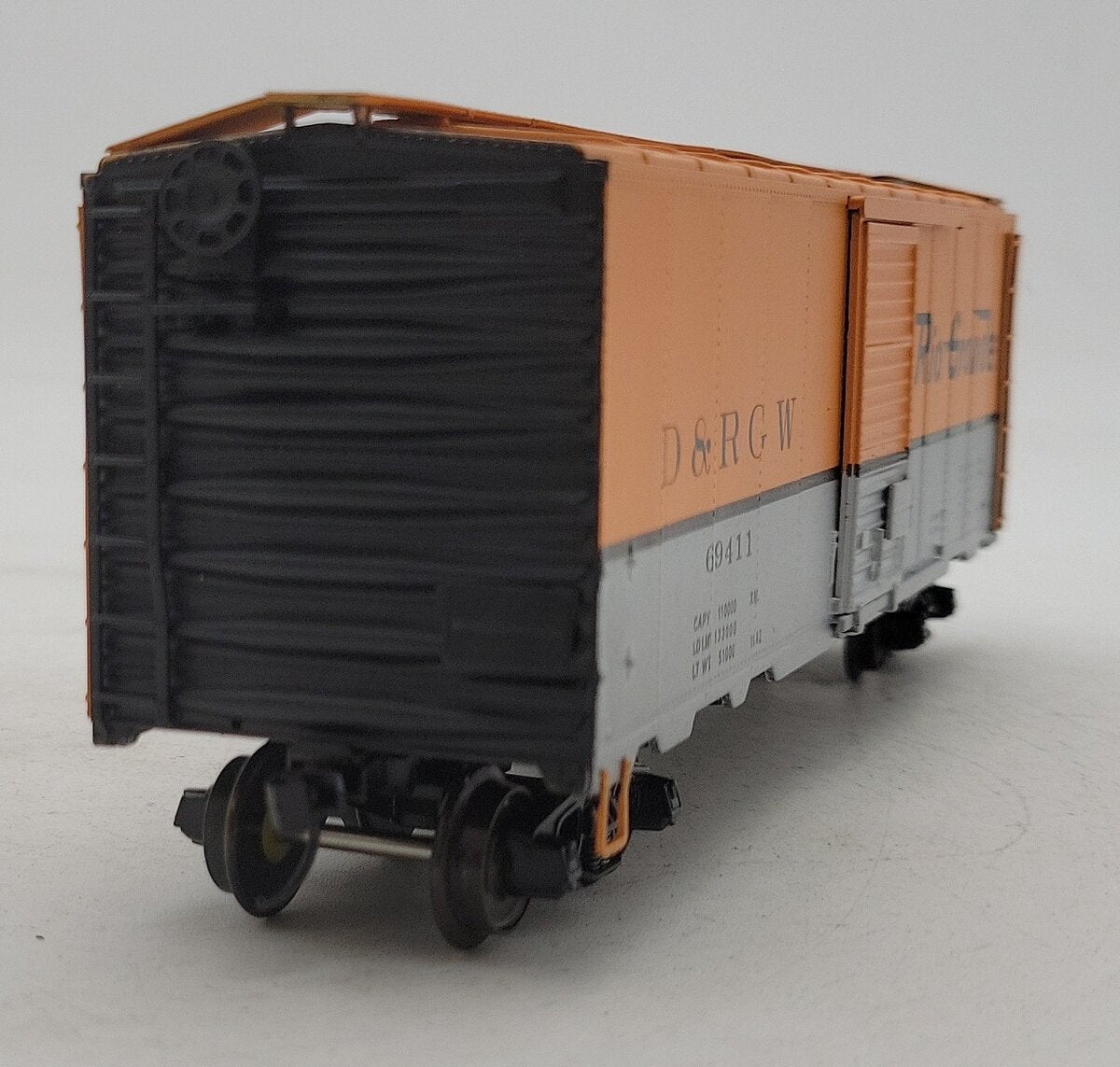 American Models 1150 S Scale D&RGW 40' Box Car (Hi-Rail) LN/Box