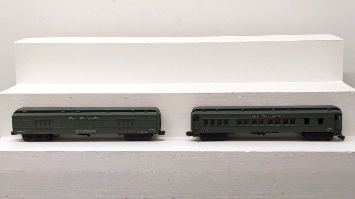 Generic O Gauge Pere Marquette (PM) Passenger Cars [2] Custom