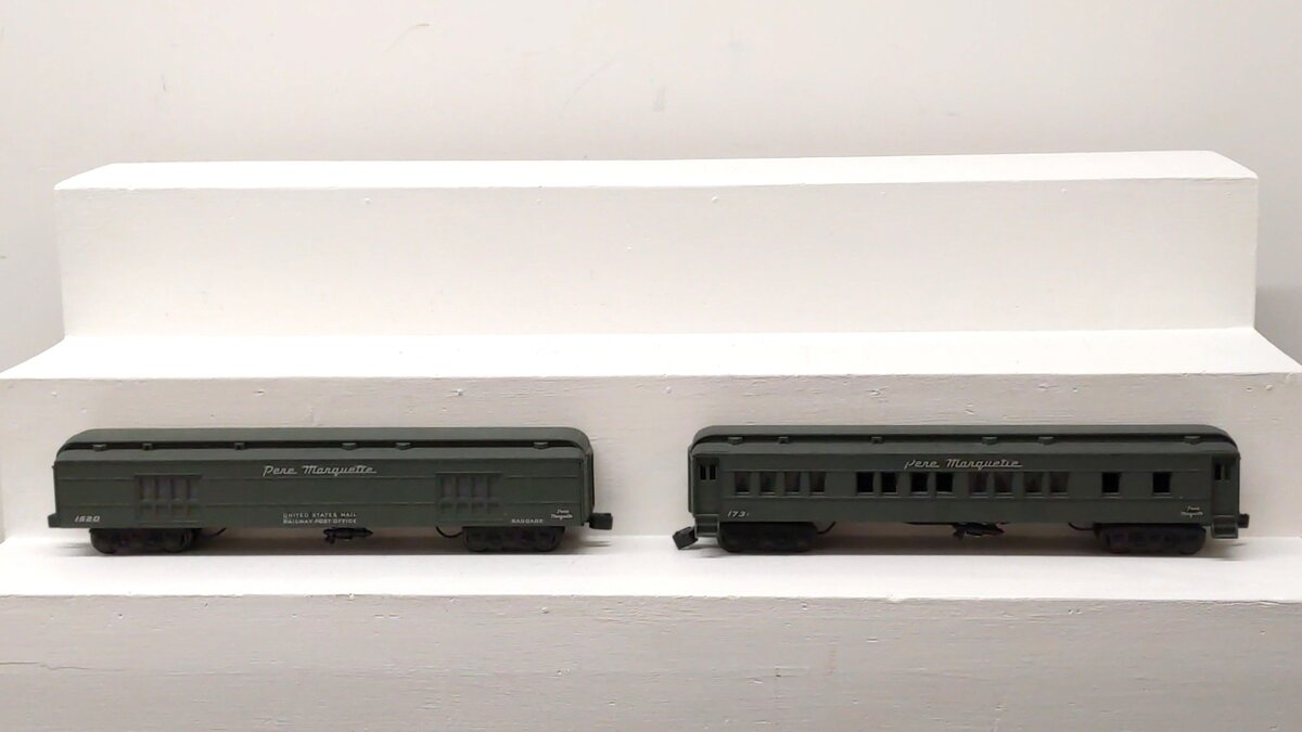 Generic O Gauge Pere Marquette (PM) Passenger Cars [2] Custom
