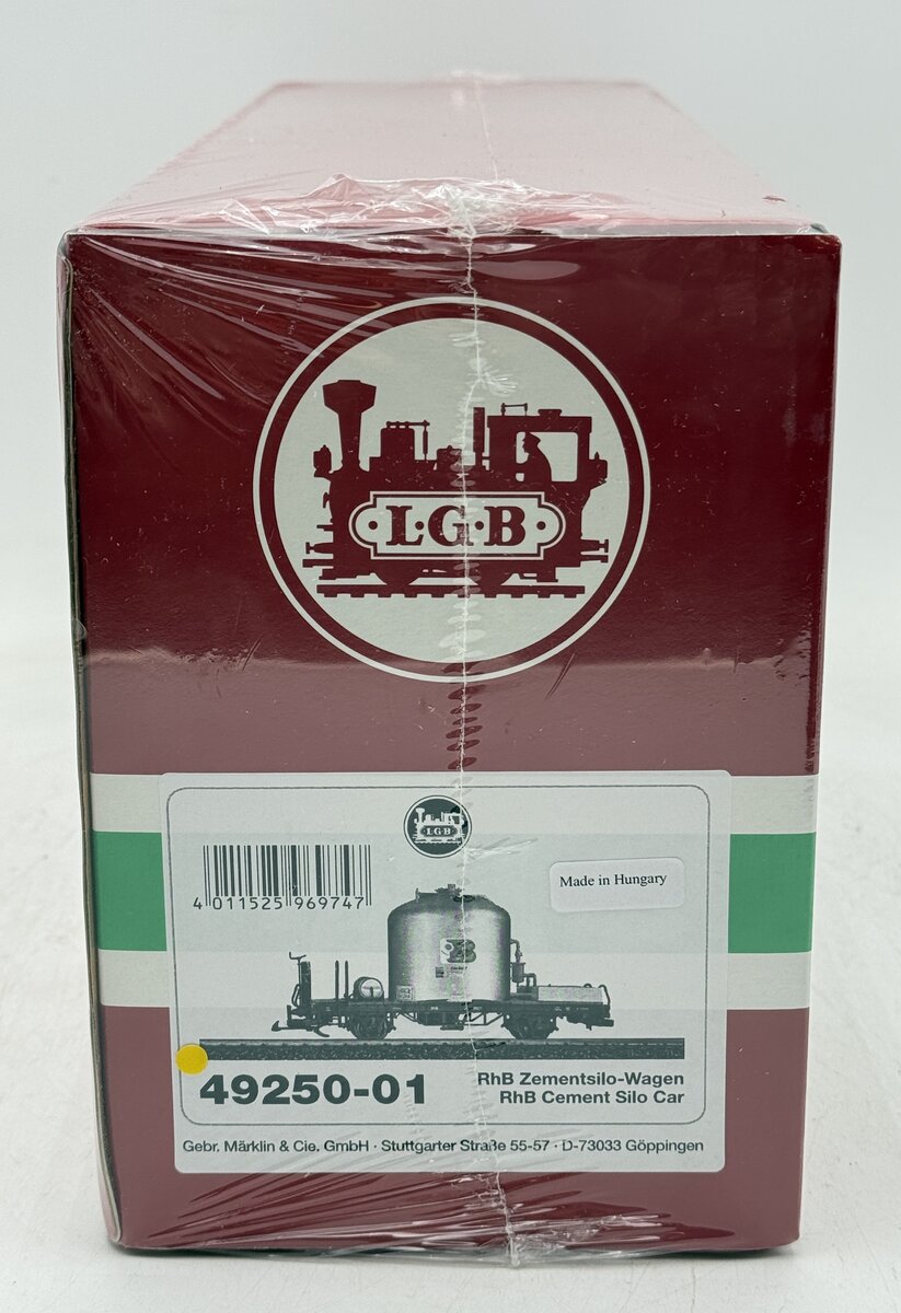LGB 49250-01 G Scale RhB Cement Silo Car MT/Box