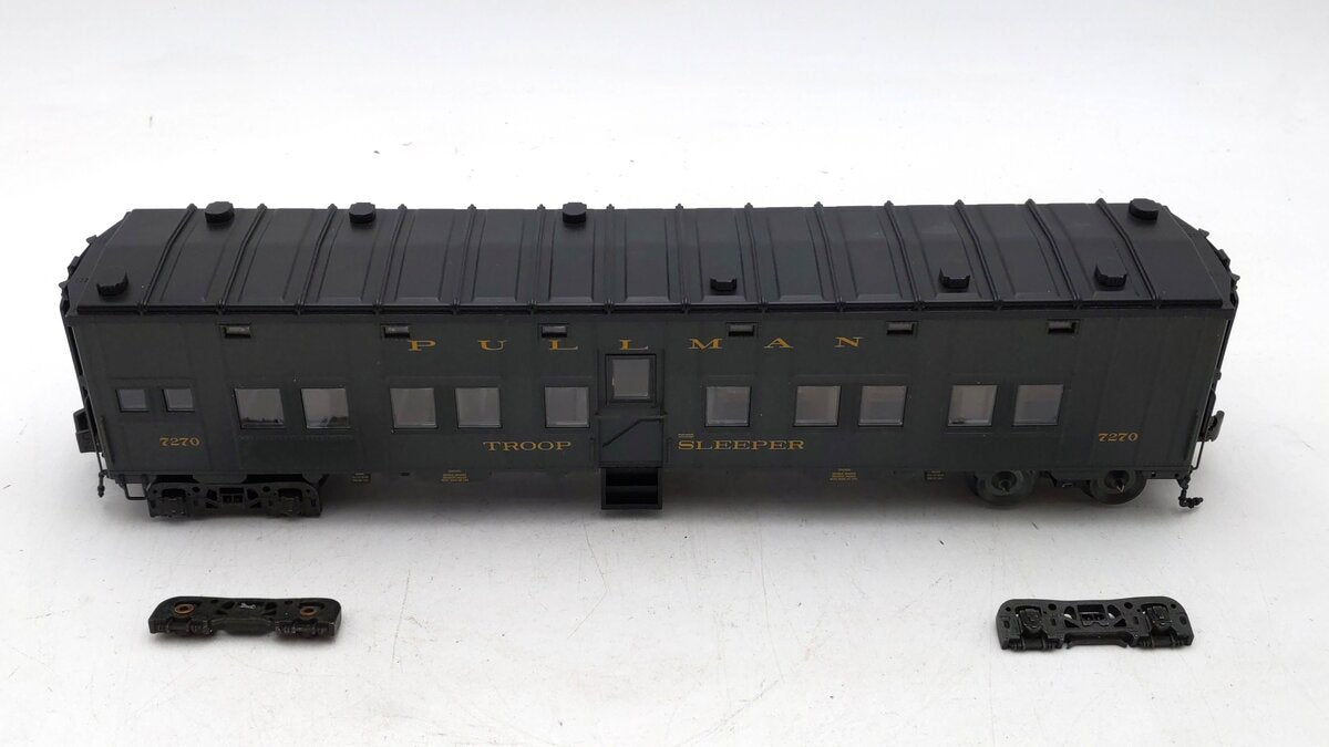 Weaver U21000LD O Gauge WW2 Pullman Troop Sleeper #7270 - 3 Rail/Box