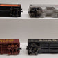 Assorted S Scale Assorted Freight Cars [4] EX