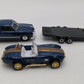 Ertl B316UO 1:43 Scale Eastwood Automobilia 1949 Ford Shelby Cobra & Trailer Car EX/Box