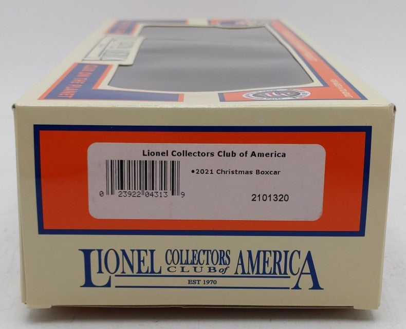 Lionel 2101320 LCCA Christmas Boxcar 2021 NIB