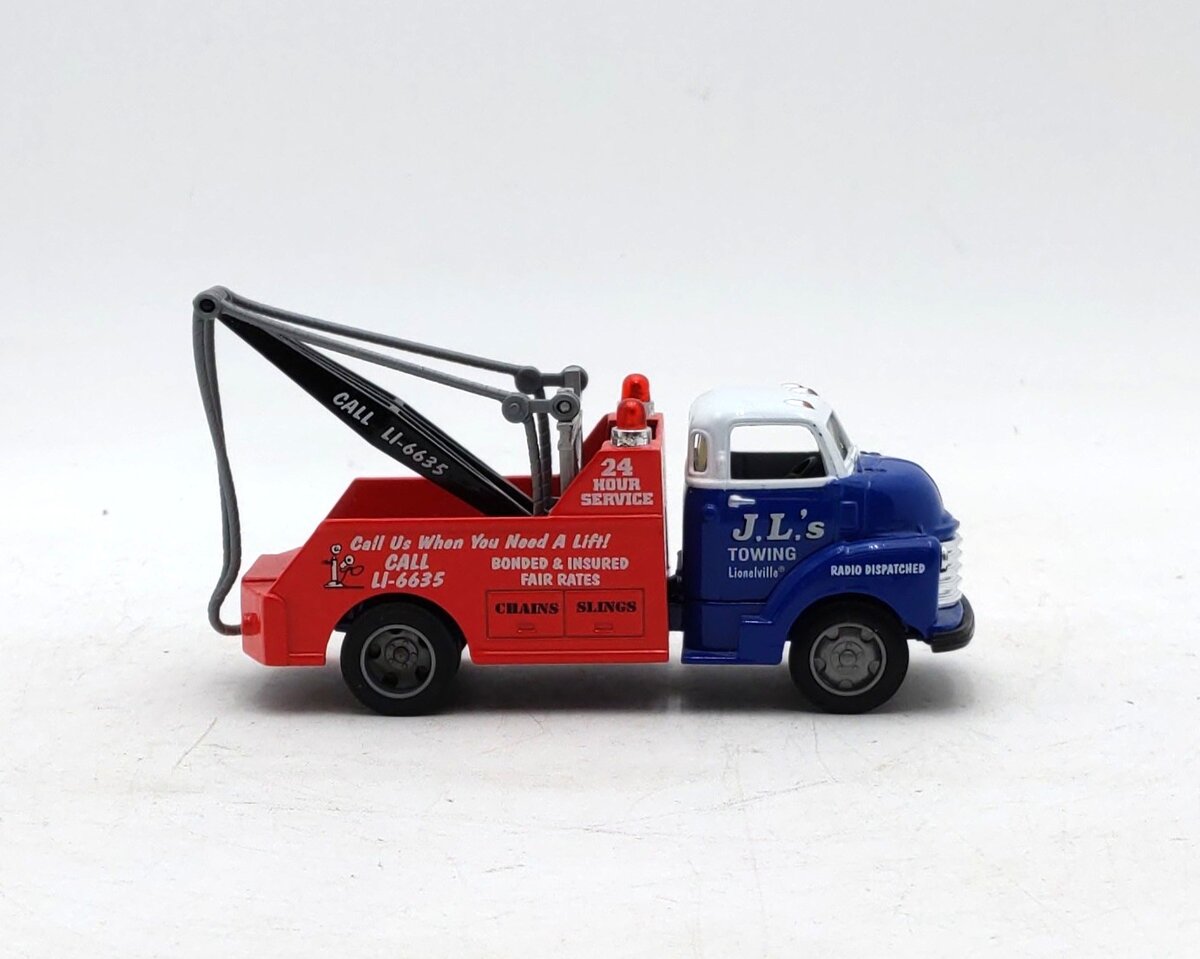 Lionel 426000 1:48 ERTL Lionelville Chevrolet Tow Truck EX