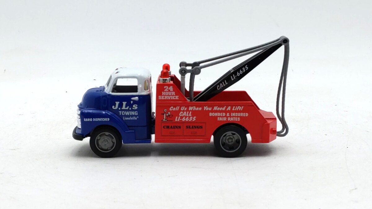Lionel 426000 1:48 ERTL Lionelville Chevrolet Tow Truck EX