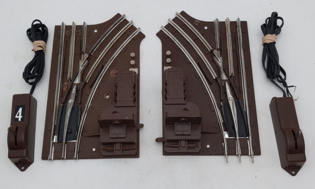 Lionel 6-5125 O27 Gauge Pair of 5121/5122 RC Switches VG