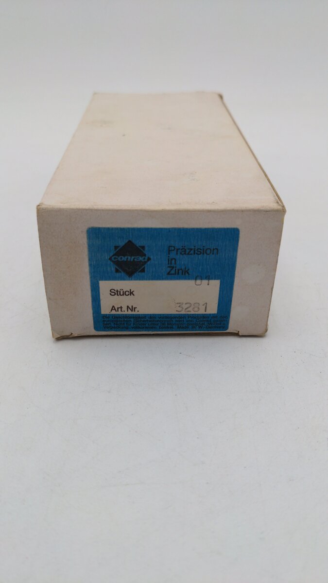 Conrad 3281 1:50 Scale Elba Scheele Blue/Yellow Mack Concrete Pumper Die Cast EX/Box