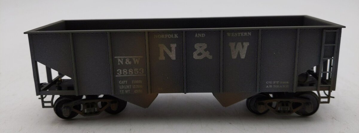 American Models S Scale N&W 2 Bay Hopper EX