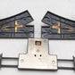 American Flyer Vintage S Left/Right Switches & Uncoupler Track [3] VG