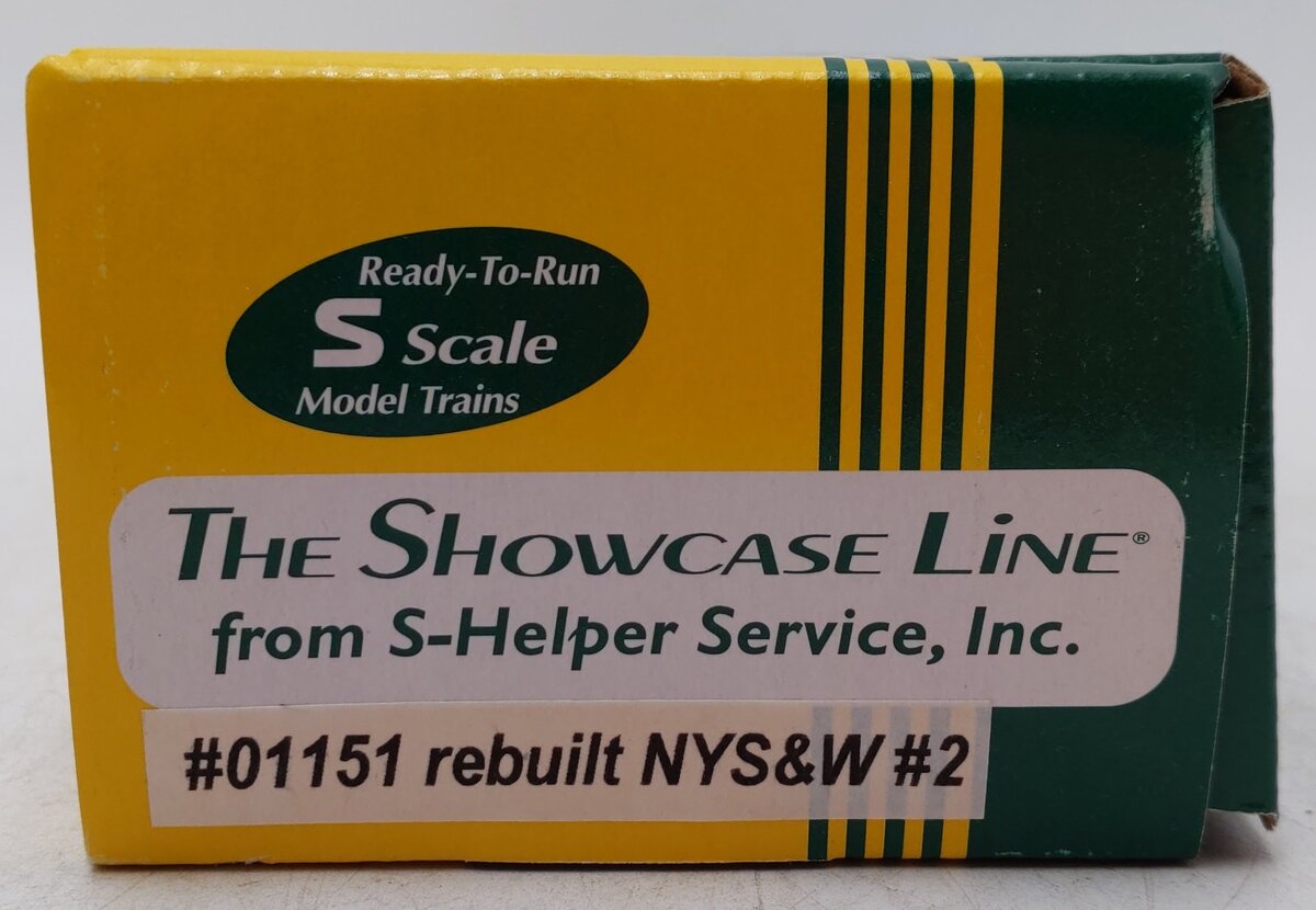 S-Helper 01151 S Scale New York Susquehanna & Western Susie-Q Boxcar #521 EX/Box