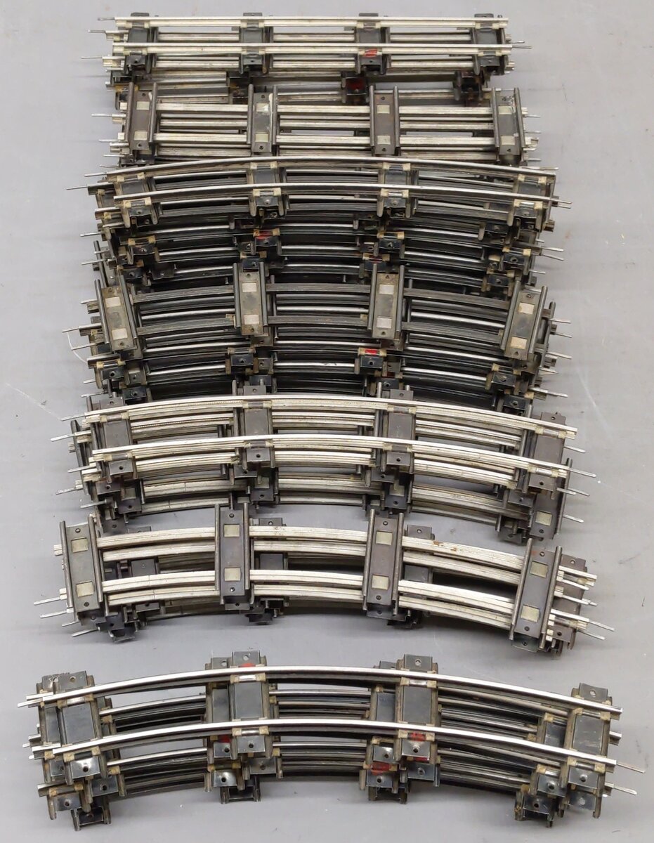 American Flyer Vintage S Scale Straight And Curved Track Sections #702/700 [47] VG