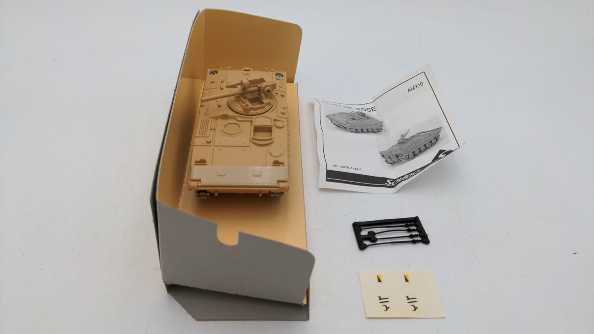 Solido 6076 1:50 Scale Les Militaires Collection 2 AMX Metal Diecast W/Decal Set LN/Box