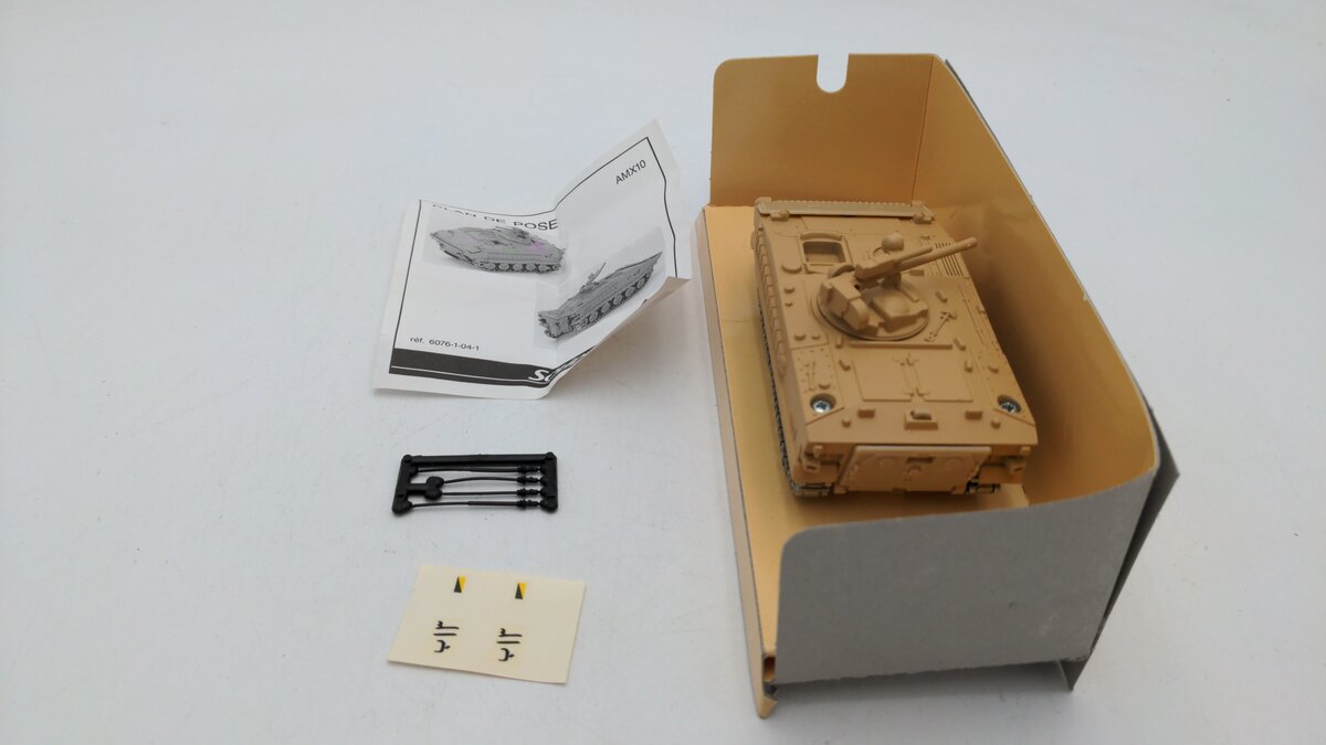 Solido 6076 1:50 Scale Les Militaires Collection 2 AMX Metal Diecast W/Decal Set LN/Box