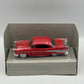 Ertl 2540 1:43 Scale Red Die Cast 1957 Chevrolet Bel Air Sport Coupe LN/Box
