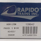 Rapido Trains 128042 HO Amtrak Phase 3 Wide Horizon Coach Passenger Car #54057 LN/Box