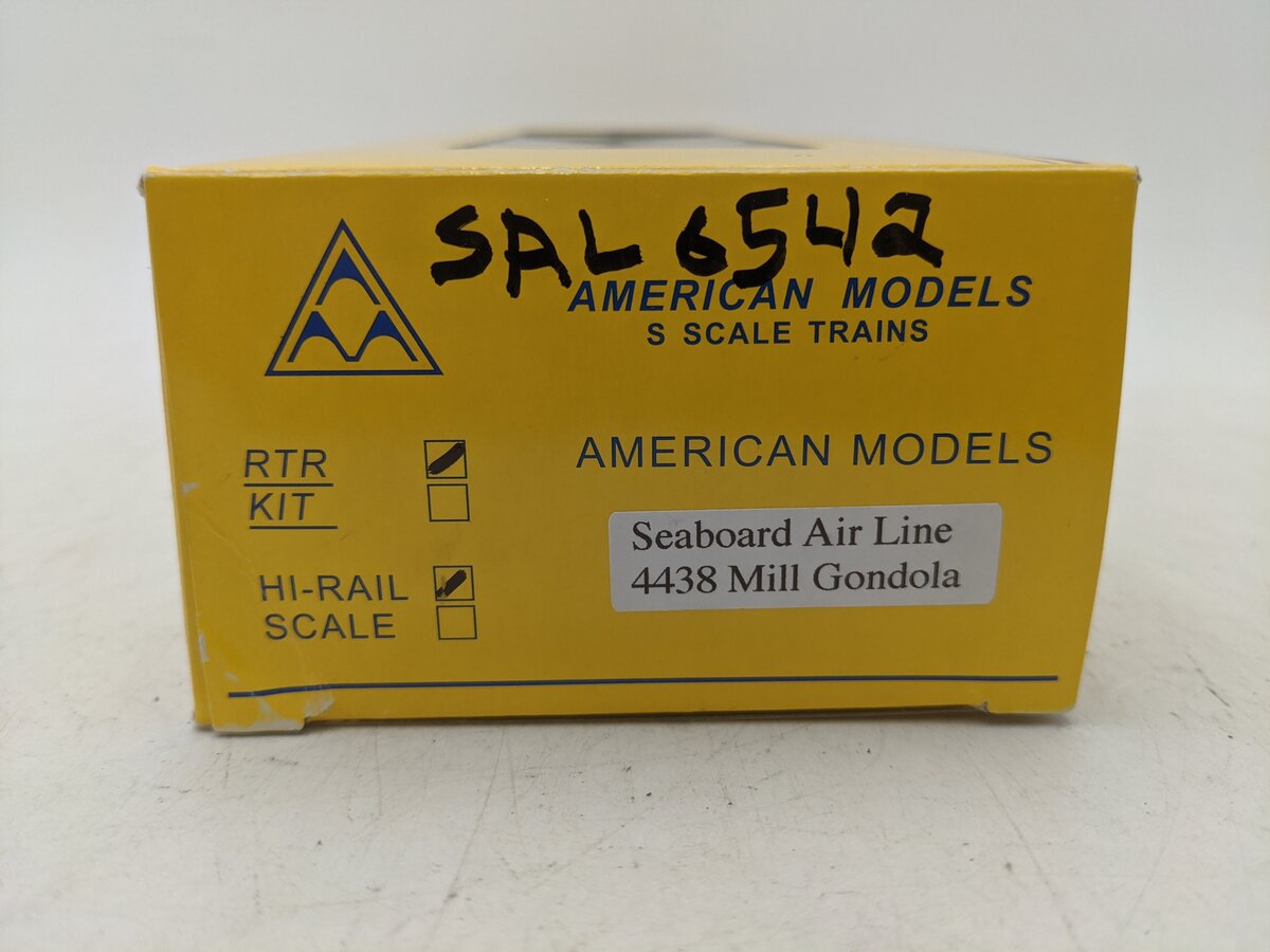 American Models 4438 S Seaboard Air Line Gondola #6542-Scale EX/Box