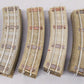 American Flyer 727 Vintage S Curved Rubber Roadbed Sections w/ Track (23)