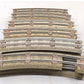 American Flyer 727 Vintage S Curved Rubber Roadbed Sections w/ Track (23)