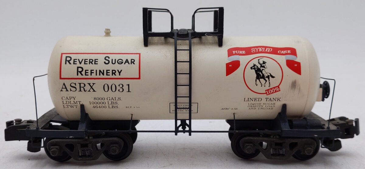 RSSVP Models 0031 S Scale Revere Sugar Co. 8,000 Gal Tank Car VG/Box