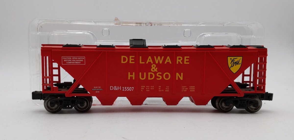 Menards 279-3582 O Delaware & Hudson Covered Hopper Car #15507 LN