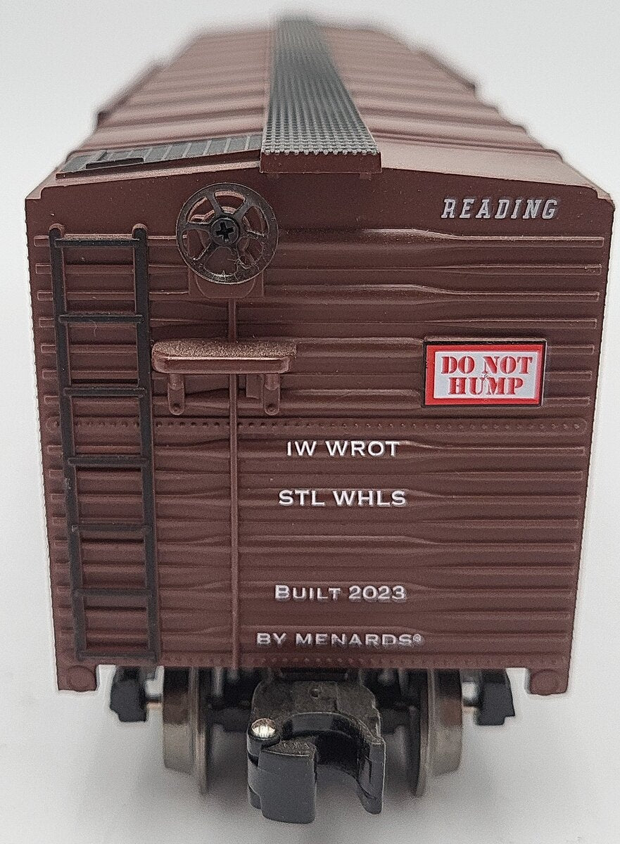 Menards 275-9085 O Gauge Reading Lines Boxcar EX/Box