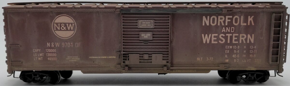 Downs Model RR 9704 S Scale Norfolk & Western Boxcar