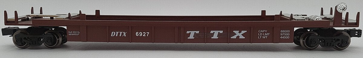 Menards 279-8373 O Gauge TTX Intermodal Car (Burgundy) EX/Box