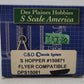 Des Plaines Hobbies 15081 "S" Scale C & O Chessie System 3-Bay Hopper #159871 EX/Box