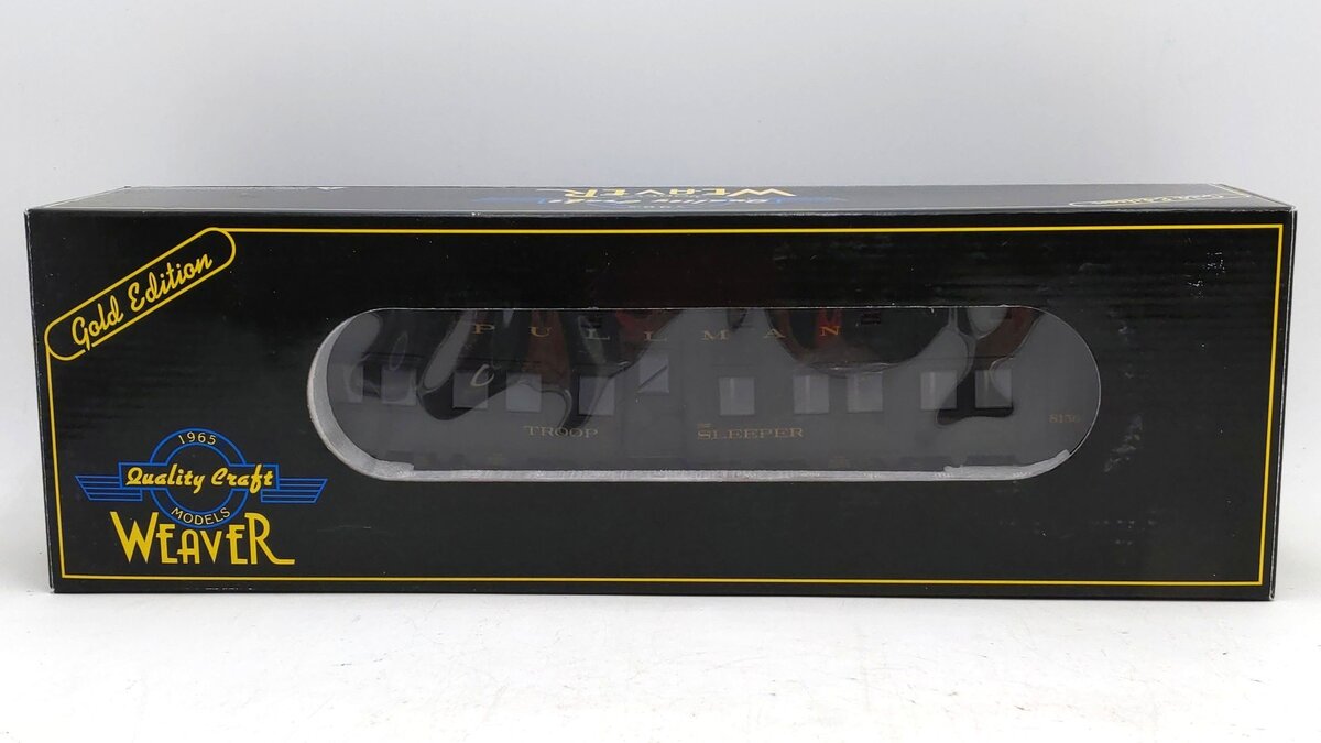 Weaver U21000LD O Gauge WW2 Pullman Troop Sleeper #8156 - 3 Rail/Box