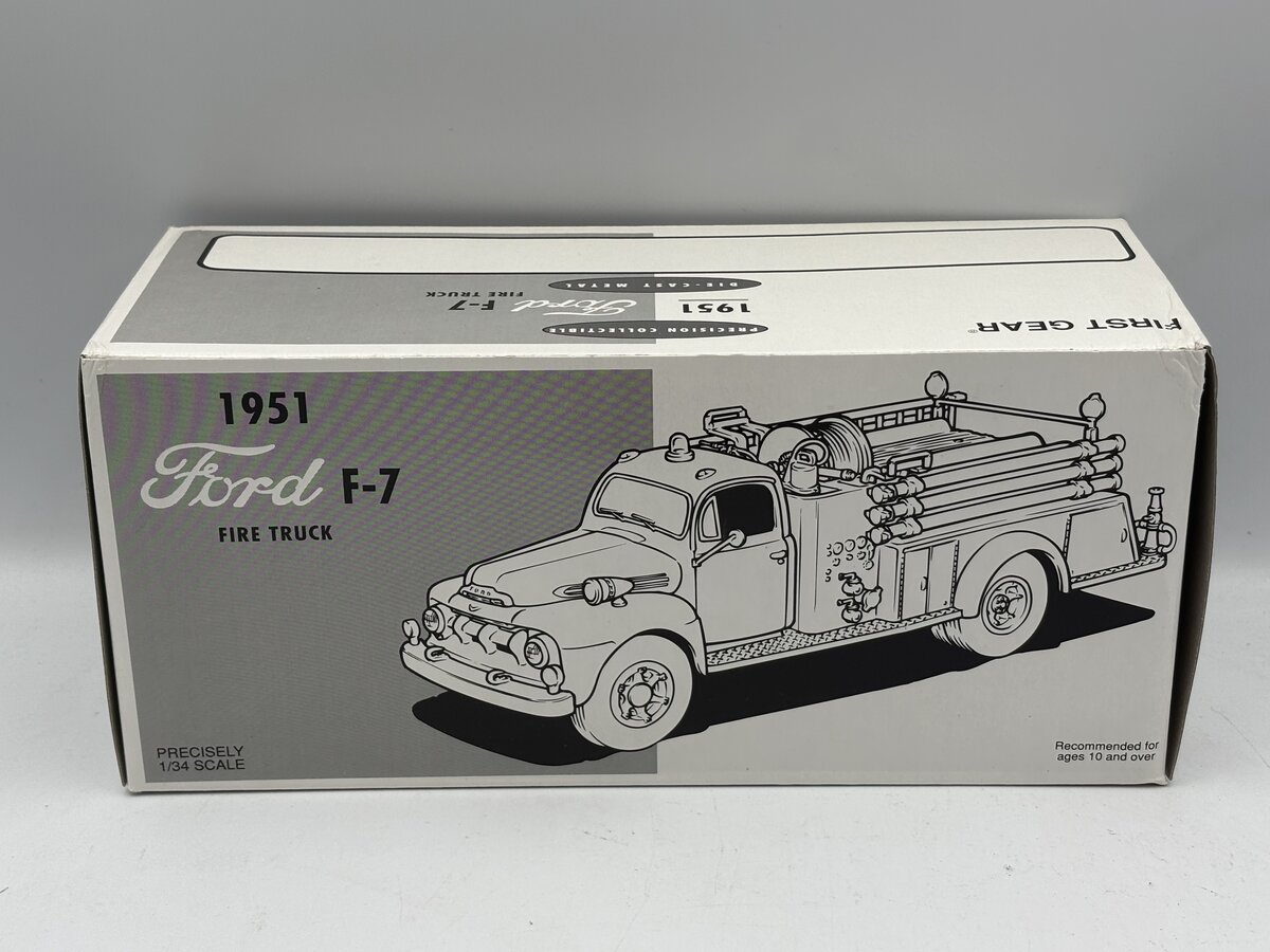 First Gear 19-1901 1:34 1951 Ford F-7 Fire Truck Die-Cast LN/Box