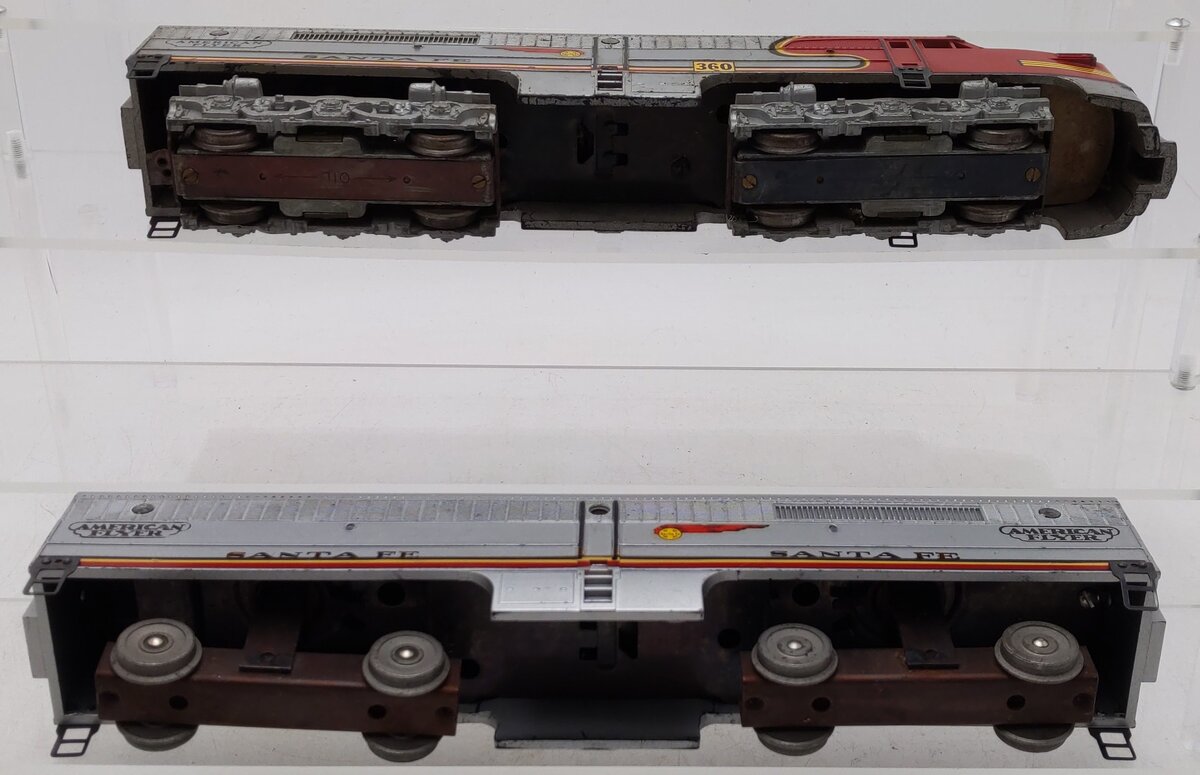 American Flyer 360 Vintage S Santa Fe PA-1AB Diesel Locomotive Set