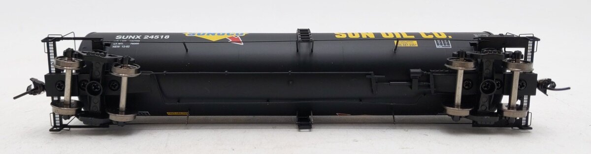 Walthers 920-100217 HO Scale Sunoco 54' 23K Gallon Funnel Flow Tank Car #24518