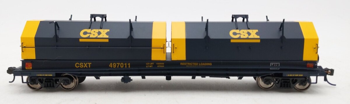 Walthers 920-105201 HO Scale CSXT 50' Cush Coil Car #497011