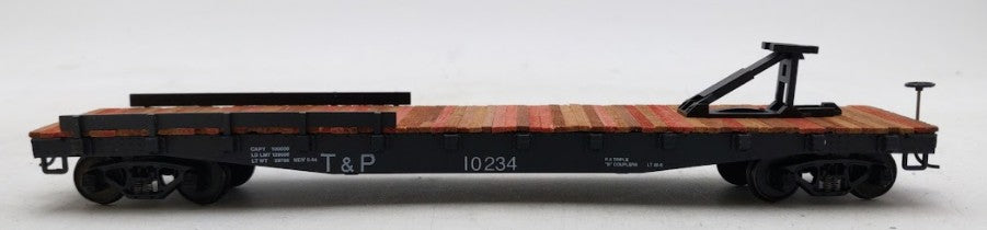 American Models 6027 S Texas & Pacific 46' Flat Car #10234 EX/Box