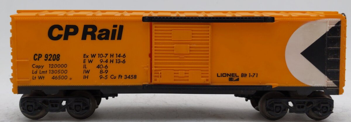 Lionel 6-9208 CP Rail Boxcar EX