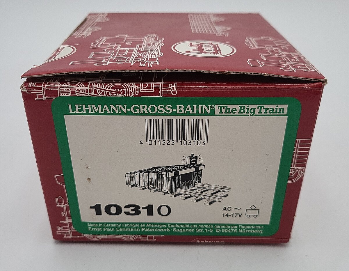 LGB 1031 G Scale Bumper with Signal Light and Cover LN/Box